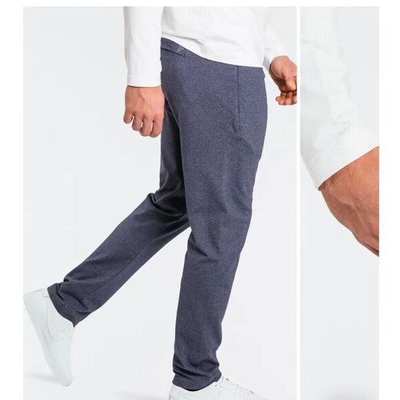 Public Rec Men’s Navy Heather Gamechanger Rec Pants - Picture 11 of 11